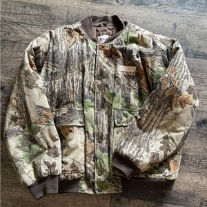 Realtree Camouflage Bomber Jacket